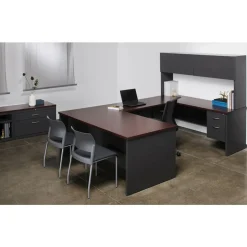 Lorell Fortress Modular Series Left-pedestal Credenza