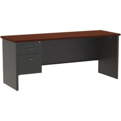 Lorell Fortress Modular Series Left-pedestal Credenza