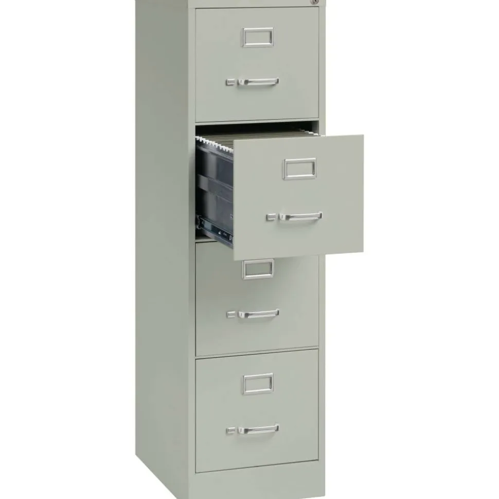 Lorell Fortress Series 22" Commercial-Grade Vertical File Cabinet