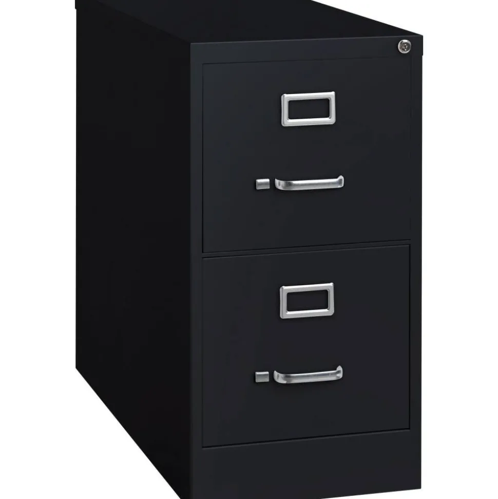 Lorell Fortress Series 26-1/2" Commercial-Grade Vertical File Cabinet