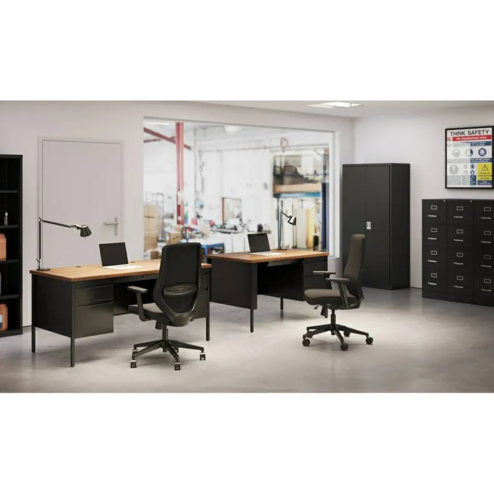 Lorell Fortress Series 25" Commercial-Grade Vertical File Cabinet