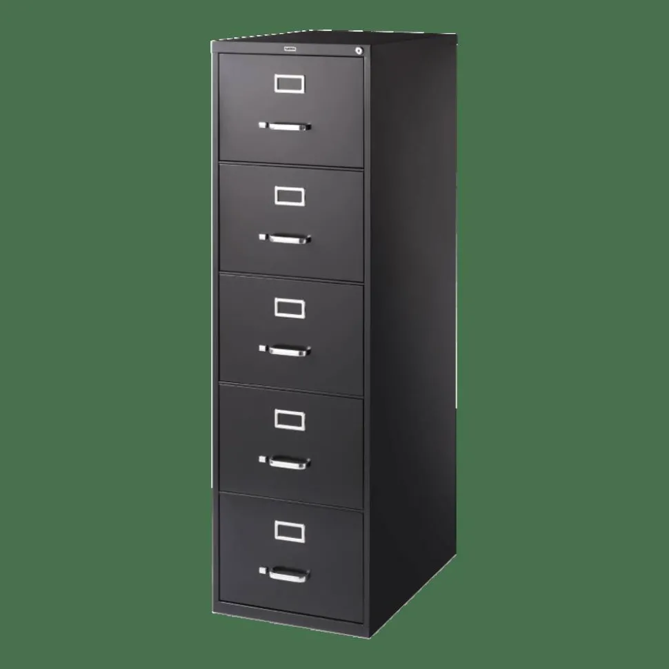 Lorell Fortress Series 26-1/2" Commercial-Grade Vertical File Cabinet