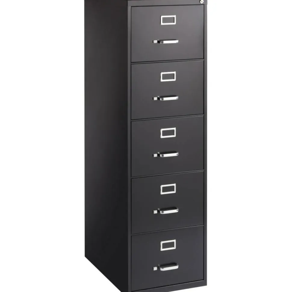 Lorell Fortress Series 26-1/2" Commercial-Grade Vertical File Cabinet
