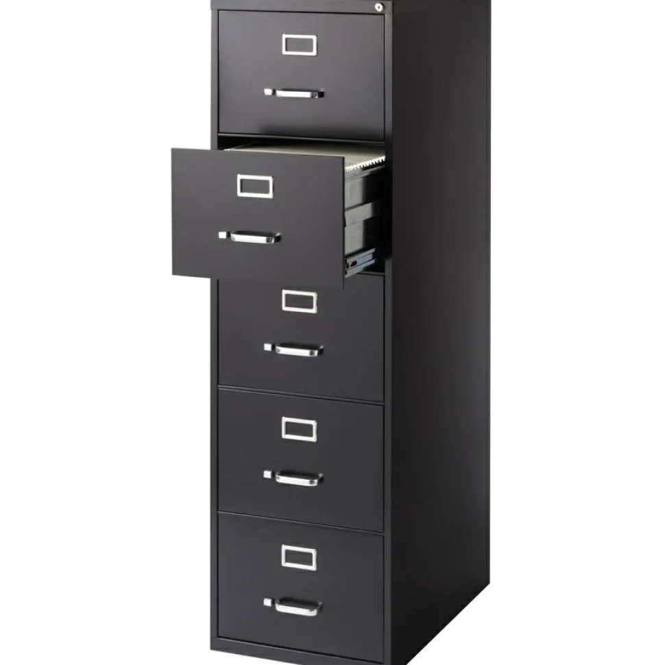 Lorell Fortress Series 26-1/2" Commercial-Grade Vertical File Cabinet