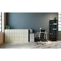 Lorell Fortress Series 22" Commercial-Grade Vertical File Cabinet