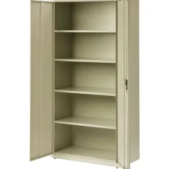 Lorell Fortress Series Steel Storage Cabinet, 5-Shelf, 18