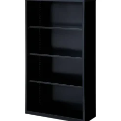 Lorell Fortress Series Steel Modular Shelving Bookcase, 4-Shelf, 60