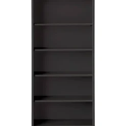 Lorell Fortress Series Steel Modular Shelving Bookcase, 5-Shelf, 72