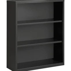 Lorell Fortress Steel 42" Bookcase, Charcoal