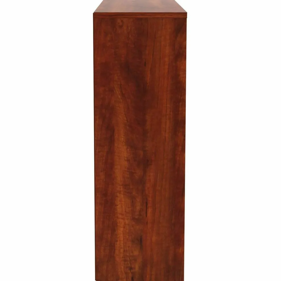 Lorell 36"H 3-Shelf Bookcase, Cherry