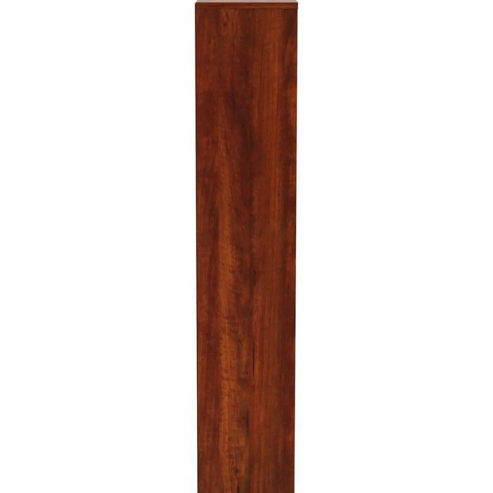Lorell 60"H 5-Shelf Bookcase, Cherry