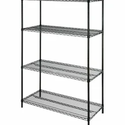 Lorell Industrial Wire Shelving Starter Unit, 36