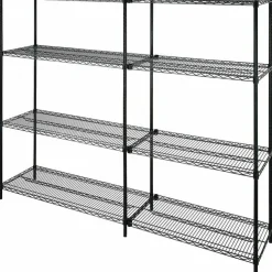 Lorell Industrial Wire Shelving Starter Unit, 48
