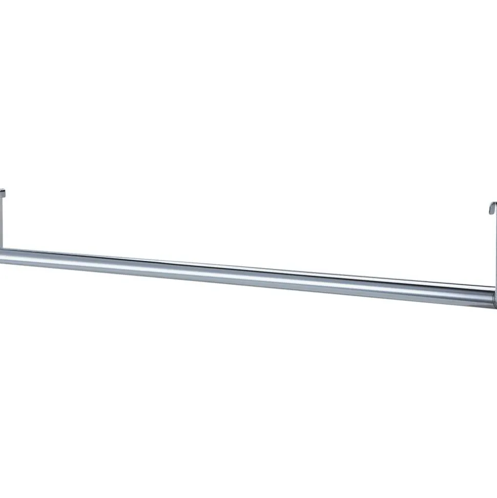 Lorell Industrial Wire Shelving Garment Hanger Bar, 48"W, Chrome