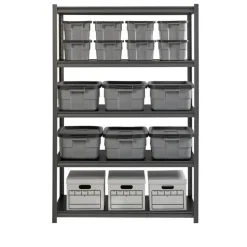 Lorell Iron Horse 3200 lb Capacity Riveted Shelving