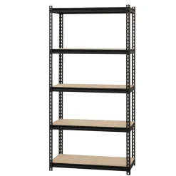 Lorell Iron Horse 2300 lb Capacity Riveted Shelving - 5 Shelf(ves) - 72