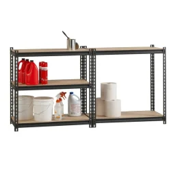 Lorell Iron Horse 2300 lb Capacity Riveted Shelving - 5 Shelf(ves) - 72