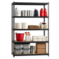 Lorell Iron Horse 2300 lb Capacity Riveted Shelving - 5 Shelf(ves) - 72