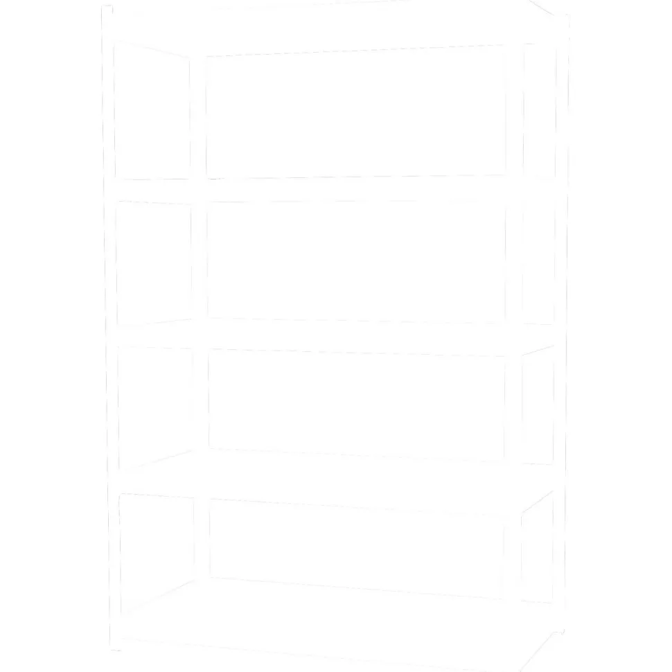 Lorell Iron Horse 2300 lb Capacity Riveted Shelving - 5 Shelf(ves) - 72" x 48"x 24" Depth - 30% Recycled - Black - Steel, Particleboard - 1 Each