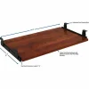 Lorell Laminate Universal Keyboard Tray, Cherry