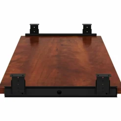 Lorell Laminate Universal Keyboard Tray, Cherry