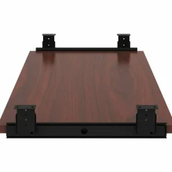 Lorell Laminate Universal Keyboard Tray, Mahogany
