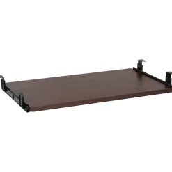 Lorell Laminate Universal Keyboard Tray, Mahogany