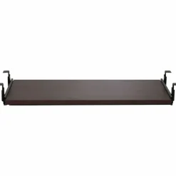 Lorell Laminate Universal Keyboard Tray, Mahogany