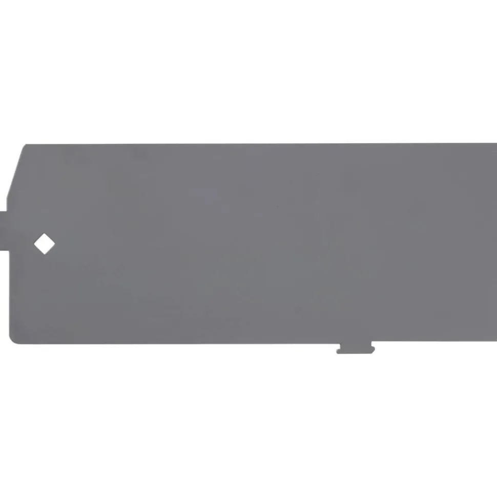 Lorell Lateral File Dividers, Black, Pack Of 10