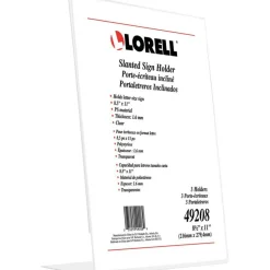 Lorell L-base Slanted Sign Holder Stand