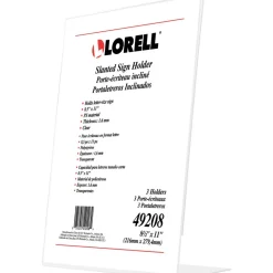 Lorell L-base Slanted Sign Holder Stand