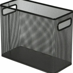 Lorell Mesh Desktop Hanging File Folder, Letter-Size, Black