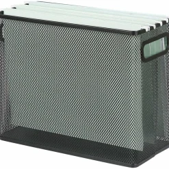 Lorell Mesh Desktop Hanging File Folder, Letter-Size, Black
