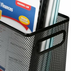 Lorell Mesh Desktop Hanging File Folder, Letter-Size, Black