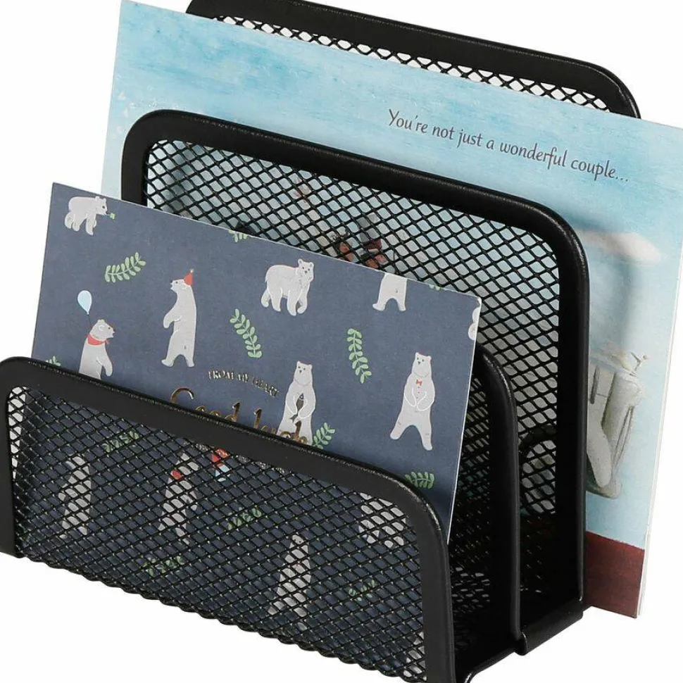 Lorell Mesh Vertical Desktop File Sorter