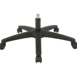 Lorell Mid-Back Mesh/Fabric Task Chair, Black