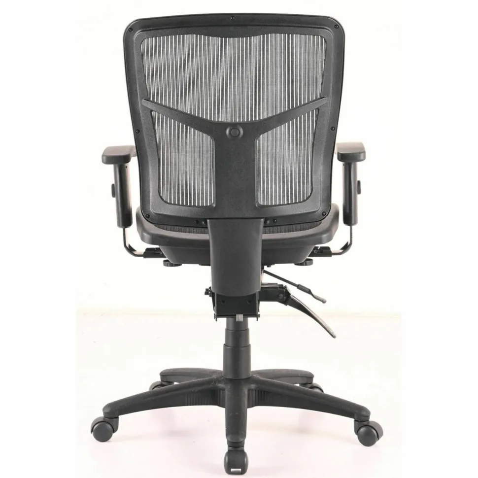Lorell Mid-Back Mesh Swivel Office Chair