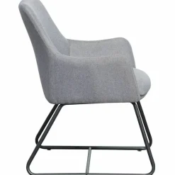 Lorell Mid-century Modern Flannel Guest Chair