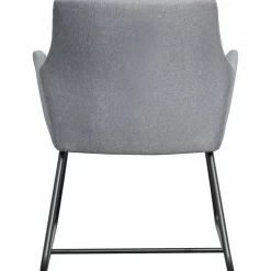 Lorell Mid-century Modern Flannel Guest Chair