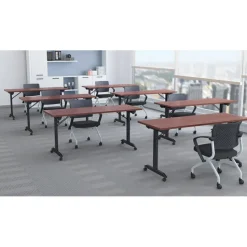 Lorell Mobile Folding Training Table
