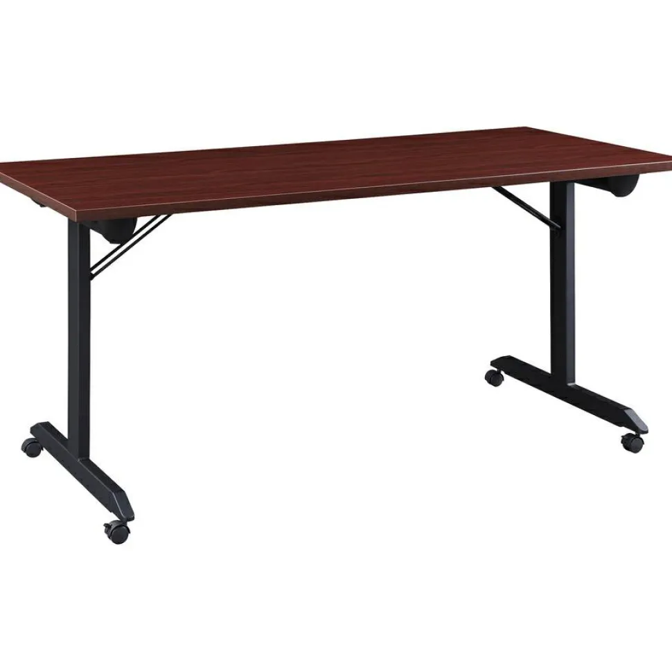 Lorell Mobile Folding Training Table
