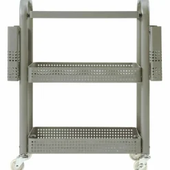 Lorell Mobile Metal File Cart, Champagne