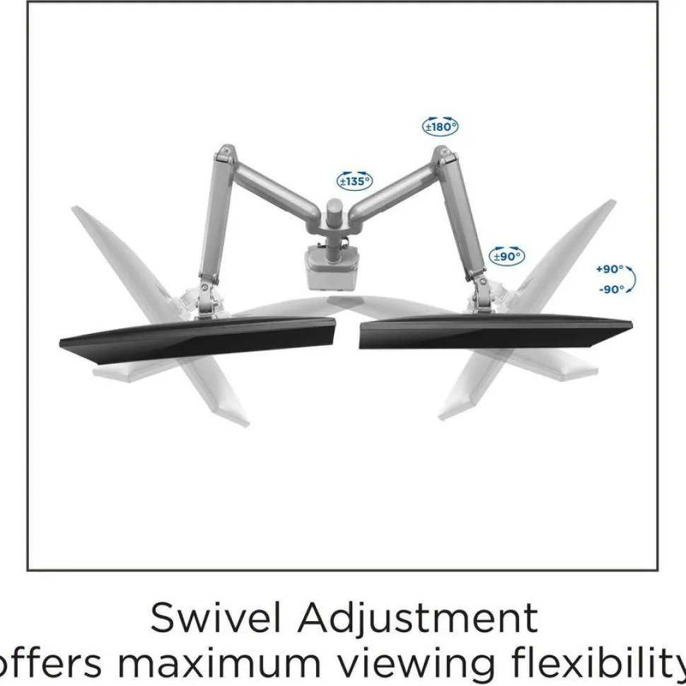 Lorell Mounting Arm for Monitor - Gray