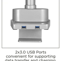 Lorell Mounting Arm for Monitor - Gray
