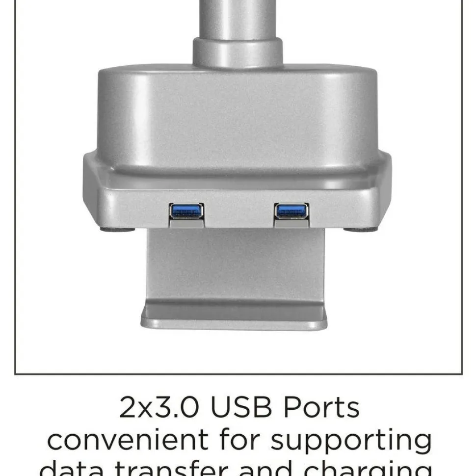 Lorell Mounting Arm for Monitor - Gray