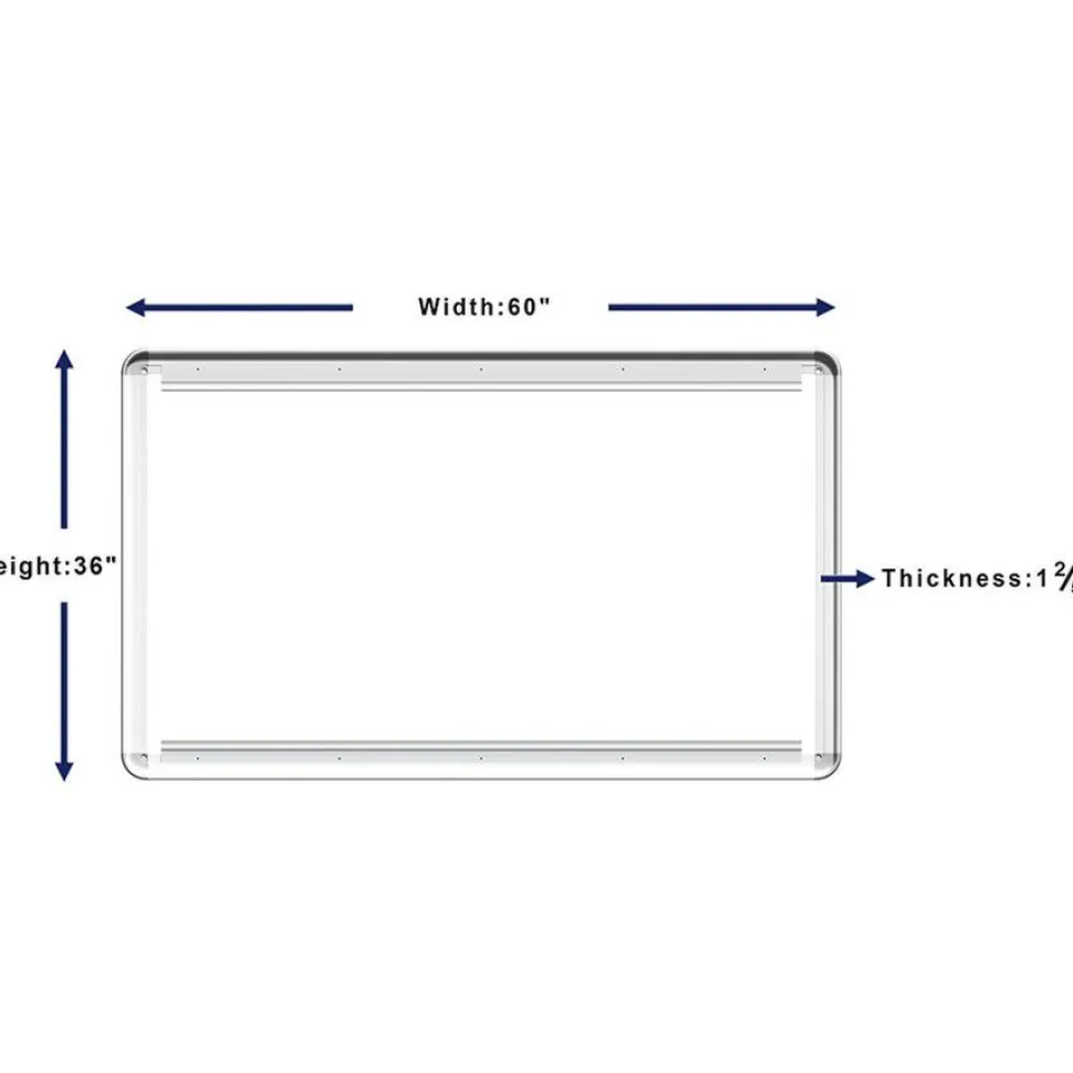 Lorell Mounting Frame for Whiteboard - Silver