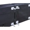Lorell Mounting Plate for Modular Device - Black - Iron - 2 / Pack