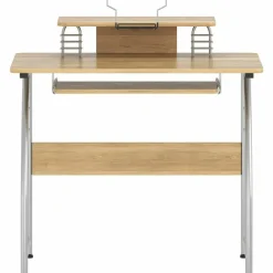 Lorell Multi-Function Computer Desk, Maple