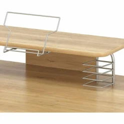 Lorell Multi-Function Computer Desk, Maple