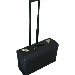 Lorell Oversized Rolling Catalog Case, Black